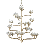 Люстра в виде растения Silver Flower Glade варинант исполнения - 3 | Loft Concept в Екатеринбурге