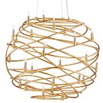 Люстра золотая в форме спирали Fancy Pattern варинант исполнения - 2 | Loft Concept в Екатеринбурге