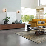 Фигурный приставной столик черного цвета AMORPHOUS варинант исполнения - 8 | Loft Concept в Екатеринбурге