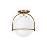 Потолочный светильник с плафоном в форме белого матового шара Hinkley варинант исполнения - 13 | Loft Concept в Екатеринбурге