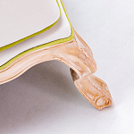 Кресло из натурального бука золотистое с изображением птиц и цветов Blooming Birds варинант исполнения - 3 | Loft Concept в Екатеринбурге