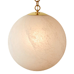 Подвесной светильник в форме шара из белого текстурного стекла Atmosphere варинант исполнения - 1 | Loft Concept в Екатеринбурге