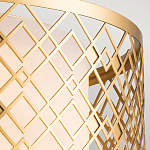 Потолочный светильник золотого цвета с каркасом в виде геометрических ромбов Elstead Lighting варинант исполнения - 4 | Loft Concept в Екатеринбурге