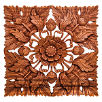 Панно из дерева квадратное Novala Panel With Trees варинант исполнения - 1 | Loft Concept в Екатеринбурге