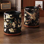 Мусорное ведро в китайском стиле Flower Trash Can варинант исполнения - 1 | Loft Concept в Екатеринбурге
