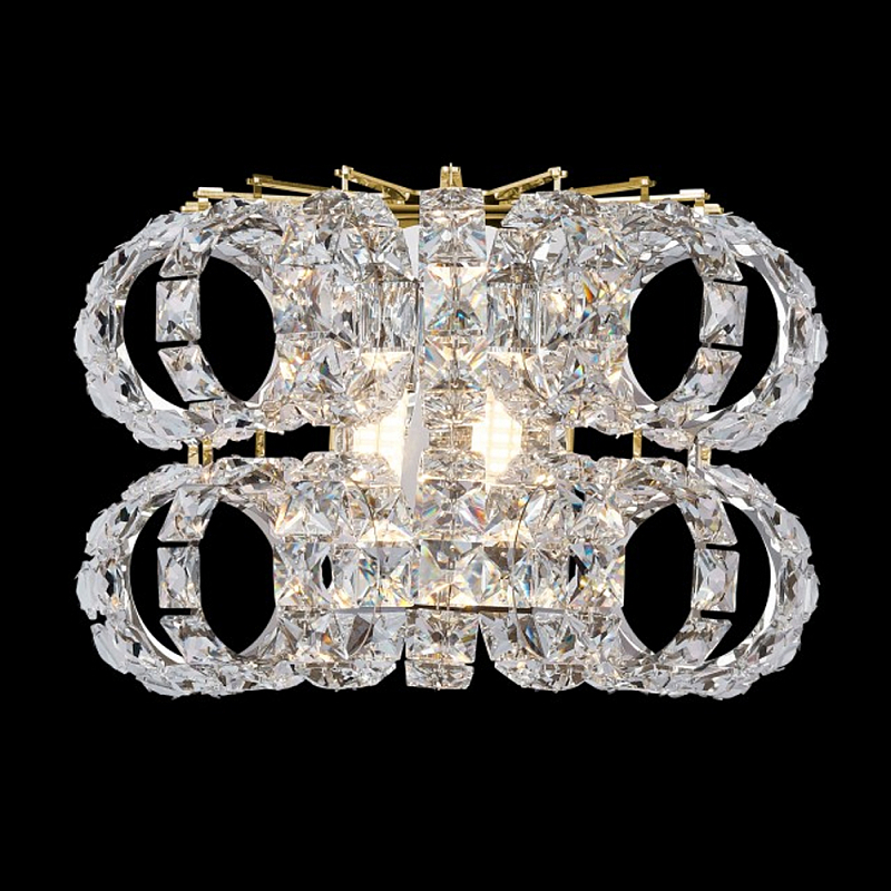 Бра с россыпью хрусталя Perfection of Diamonds Золотой Прозрачный Хром Бра с россыпью хрусталя Perfection of Diamonds Золотой Прозрачный Хром в Екатеринбурге | Loft Concept