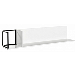 Полка навесная белая открытая Strict Lines  варинант исполнения - 3 | Loft Concept в Екатеринбурге