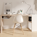 Письменный стол прямоугольный с полочкой под столешницей EcoComb варинант исполнения - 4 | Loft Concept в Екатеринбурге