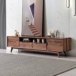 Тумба под телевизориз массива дерева TV Stand made of Walnut Wood варинант исполнения - 1 | Loft Concept в Екатеринбурге