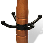 Вешалка напольная деревянная с черными металлическими крючками Noble Branches варинант исполнения - 3 | Loft Concept в Екатеринбурге