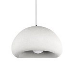 Подвесной светильник с куполообразным белым фактурным абажуром Sergey Makhno варинант исполнения - 1 | Loft Concept в Екатеринбурге