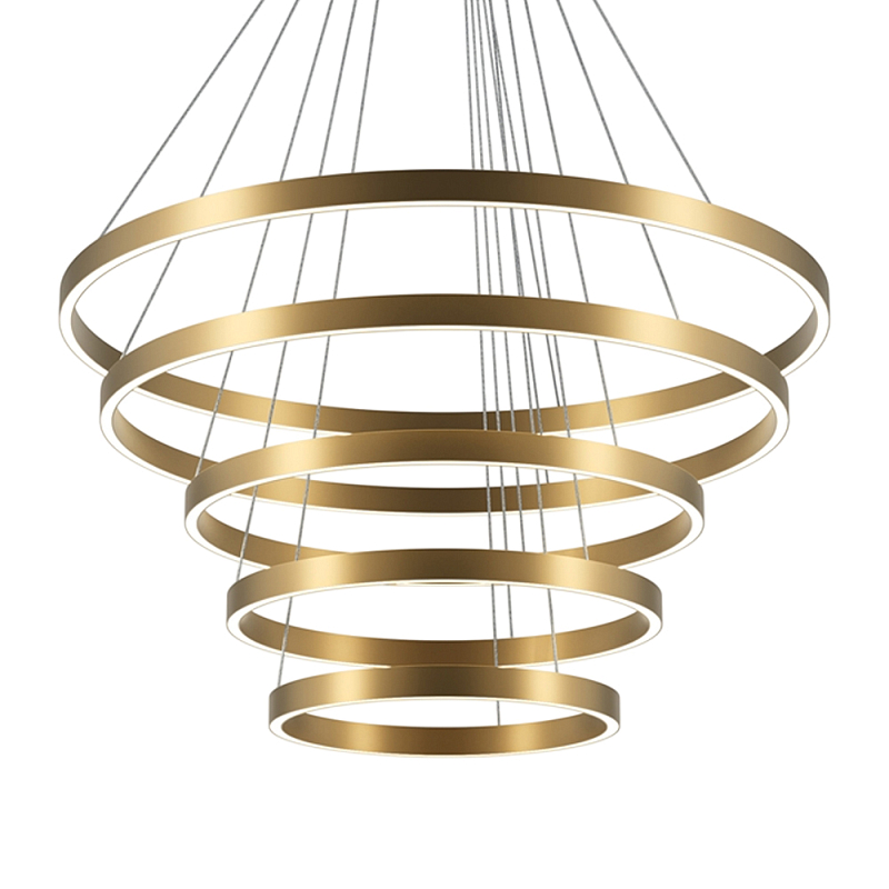 Люстра подвесная Rim 2600-3500К Латунь в Екатеринбурге | Loft Concept 