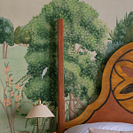 Обои ручная роспись Dandaka Glades Original colourway on painted Xuan paper варинант исполнения - 4 | Loft Concept в Екатеринбурге