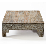 Кофейный стол Carved Сoffee table ручная резьба по дереву варинант исполнения - 1 | Loft Concept в Екатеринбурге