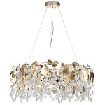 Люстра с декоративными подвесками из прозрачного стекла в форме монеток FAIRYTREE Light варинант исполнения - 10 | Loft Concept в Екатеринбурге