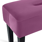 Мягкий  пуф на черных ножках Winton Pouf варинант исполнения - 18 | Loft Concept в Екатеринбурге