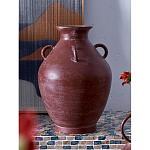 Ваза бордовая с 4-мя фактурными ручками Vase Burgundy Glaze варинант исполнения - 4 | Loft Concept в Екатеринбурге