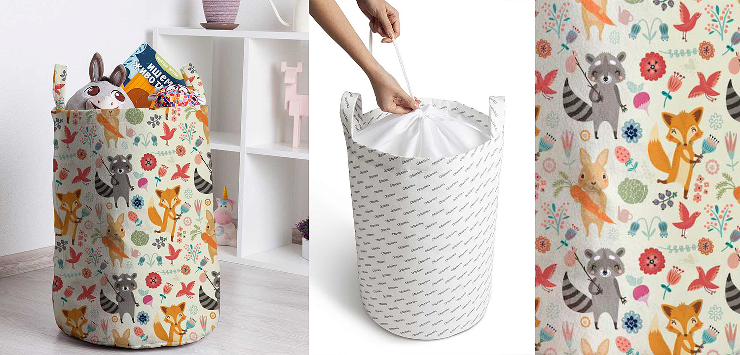Корзина Little Animals Basket Корзина Little Animals Basket - Loft-Concept в Екатеринбурге