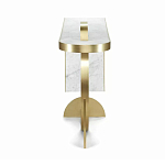 Консоль белая геометрической формы Collision варинант исполнения - 1 | Loft Concept в Екатеринбурге