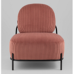 Кресло Стоун велюр рельефный коралловый варинант исполнения - 4 | Loft Concept в Екатеринбурге