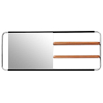 Настенное зеркало с двумя полками Two Shelves Functional Mirrors варинант исполнения - 1 | Loft Concept в Екатеринбурге