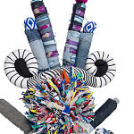 Кукла из джинсы Rusalka Upcycling варинант исполнения - 2 | Loft Concept в Екатеринбурге