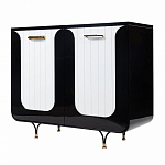 Черно-белый распашной комод Accordo варинант исполнения - 2 | Loft Concept в Екатеринбурге