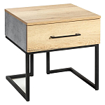 Тумба прикроватная с ящиком в стиле лофт Urban Style Space 2 варинант исполнения - 2 | Loft Concept в Екатеринбурге