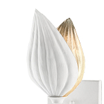 Бра белое в виде цветка White Floral Motif варинант исполнения - 1 | Loft Concept в Екатеринбурге