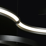 Люстра подвесная светодиодная в виде волнообразной ленты Ribbon Vortex варинант исполнения - 6 | Loft Concept в Екатеринбурге