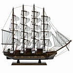 Декоративная модель деревянного тёмно-коричневого парусника в подарочной упаковке With The low варинант исполнения - 1 | Loft Concept в Екатеринбурге