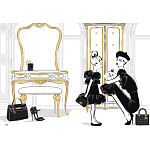 Megan Hess. Te Lttle Blk Dess варинант исполнения - 8 | Loft Concept в Екатеринбурге