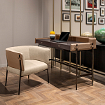 Письменный стол прямоугольный с 2-мя выдвижными ящиками Bristol варинант исполнения - 4 | Loft Concept в Екатеринбурге