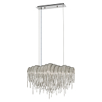 Люстра подвесная с металлическими цепочками и изогнутыми металлическими дугами 72 см Atlantis Chain варинант исполнения - 2 | Loft Concept в Екатеринбурге