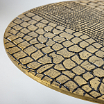 Кофейный столик с металлической столешницей Amphibian варинант исполнения - 3 | Loft Concept в Екатеринбурге