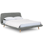 Кровать с мягким изголовьем Palmer Bed варинант исполнения - 10 | Loft Concept в Екатеринбурге