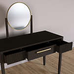 Туалетный Стол с зеркалом Primo Темный орех варинант исполнения - 7 | Loft Concept в Екатеринбурге