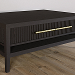 Кофейный стол Primo с двумя ящиками Темный орех варинант исполнения - 3 | Loft Concept в Екатеринбурге