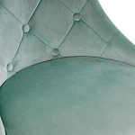 Стул в мятной велюровой обивке Ward Mint Velour Chair варинант исполнения - 5 | Loft Concept в Екатеринбурге