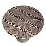 Стол барный круглый высокий с полосатым узором Zebroids варинант исполнения - 2 | Loft Concept в Екатеринбурге