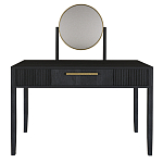 Туалетный Стол с зеркалом Primo Черный дуб варинант исполнения - 9 | Loft Concept в Екатеринбурге