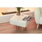 Керамический столик на деревянных ножках «Квадро» варинант исполнения - 7 | Loft Concept в Екатеринбурге