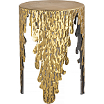 Столик дизайнерский Copper streaks варинант исполнения - 1 | Loft Concept в Екатеринбурге