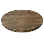 Стол журнальный c коричневой круглой столешницей на трех металлических ножках Charm Coffee Table варинант исполнения - 2 | Loft Concept в Екатеринбурге