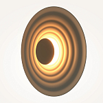 Бра круглое Soft Halo серый варинант исполнения - 3 | Loft Concept в Екатеринбурге