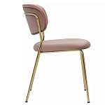 Стул Singer Chair без подлокотников Розовый Велюр варинант исполнения - 2 | Loft Concept в Екатеринбурге