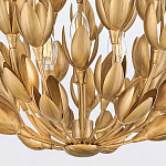 Люстра золотого цвета из множества металлических лепестков в форме тюльпанов Hinkley варинант исполнения - 5 | Loft Concept в Екатеринбурге