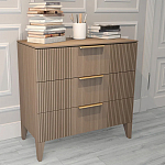 Комод коричневого цвета с 3-мя ящиками Harper Line варинант исполнения - 2 | Loft Concept в Екатеринбурге