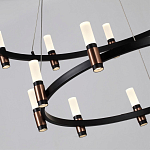 Люстра подвесная с двумя круглыми ярусами и цилиндрическими плафонами Arnaut Light варинант исполнения - 5 | Loft Concept в Екатеринбурге