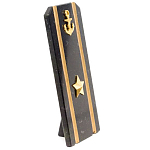 Сувенир Погон Майор ВМФ из натурального камня змеевик Souvenir Epaulets варинант исполнения - 1 | Loft Concept в Екатеринбурге